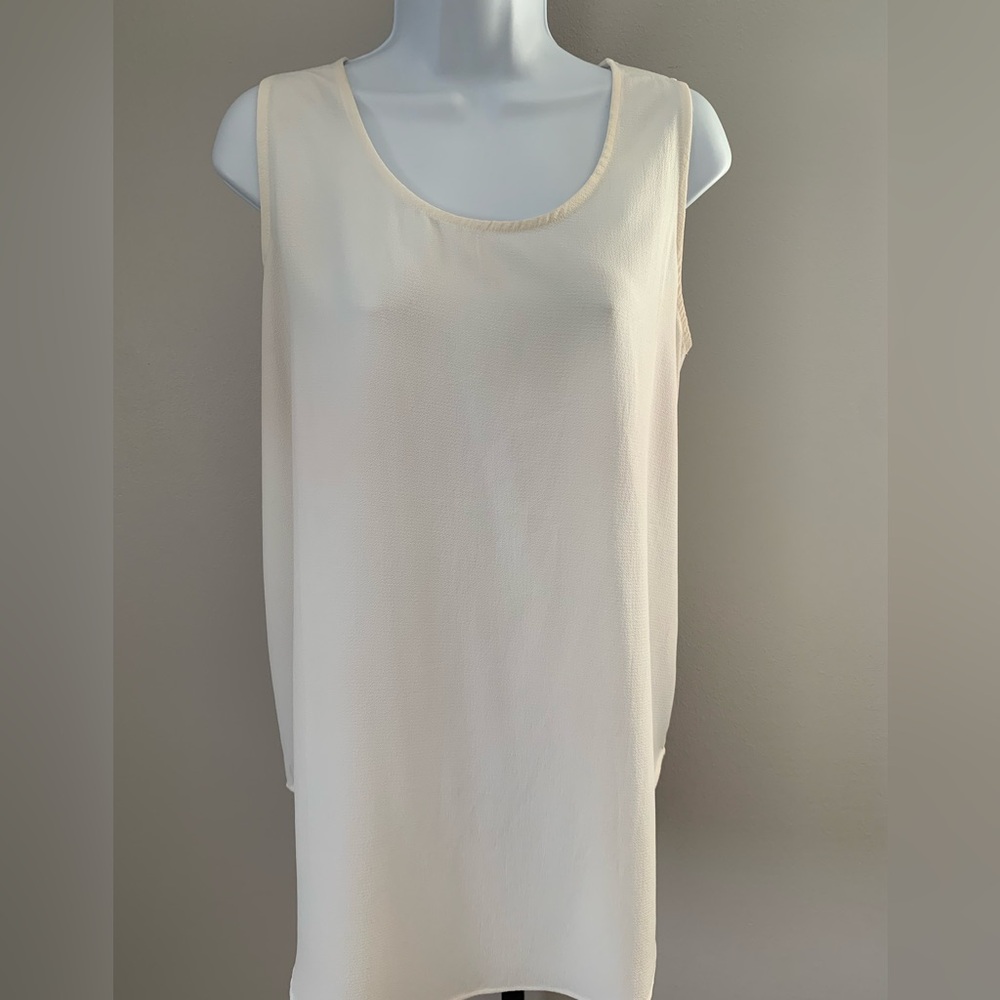 White Textured Tank